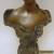 Beautiful Antique Art Nouveau French Female Spelter Bust Early 1900s for Sale