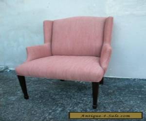 Item Pair of Mid Century Side by Side Wing Chairs 1888 for Sale