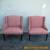 Pair of Mid Century Side by Side Wing Chairs 1888 for Sale