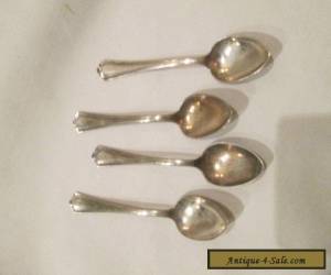 Item ANtique Silver Plated Set of 4 Demitasse Spoons for Sale