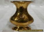 VINTAGE ANTIQUE "MINIATURE VASE" SOLID BRASS 7.7cm for Sale