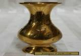 VINTAGE ANTIQUE "MINIATURE VASE" SOLID BRASS 7.7cm for Sale