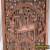 Antique Chinese Carved Wood Panel 24" x 16" for Sale