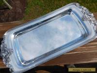 Vintage Wallace Baroque Silverplate Tray Serving Platter- Absolutely Gorgeous!