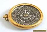 VINTAGE BRASS COMPASS OLD STYLE SOLID BRASS COMPASS  for Sale
