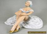 Beautiful Estate Unterweissbach German Porcelain Lady Dancer Figurine for Sale