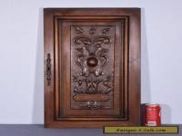 French Antique Deeply Carved Panel/ Door Solid Walnut Wood