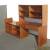 Vintage Danish Modern Writing DESK Bookcase w Storage Versatile for Sale