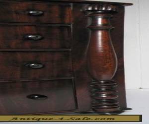 Item ANTIQUE MAHOGANY MINIATURE CHEST OF DRAWERS EMPIRE 19TH CENTURY  for Sale