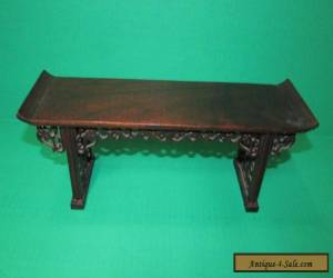 Item Old or Antique Chinese Hardwood Miniature Alter Table Stand  for Sale