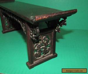 Item Old or Antique Chinese Hardwood Miniature Alter Table Stand  for Sale