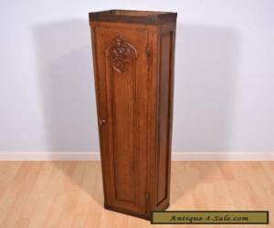 Item Antique French Provincial Solid Oak Wall Cabinet/Case for Sale