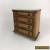 Antique 19th c. Pine & Marble Top Miniature French Chest for Sale