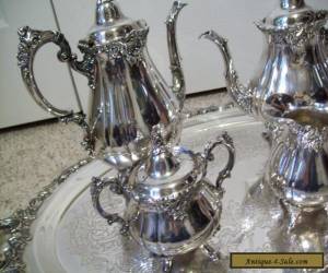 Item 5 PC WALLACE BAROQUE TEA SET for Sale