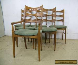 Item Buy 1 or 4 Mid Century Modern Solid Walnut Bowtie Dining Chairs Lane Furniture for Sale