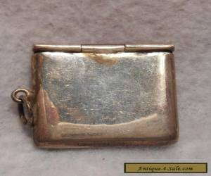 Item Vintage Antique Estate ~ 925 Sterling Silver Stamp Case Box Holder for Sale