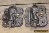 2 vintage Screen Door Hinges quick release old Victorian self closing spring for Sale
