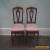 Vintage Set of 10 Solid Walnut French Country Style Dining Chairs for Sale