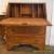 19th century oak drop front secretary desk for Sale