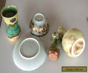 Item 3 x ANTIQUE / VINTAGE VASES & ONE ANTIQUE CUP & SAUCER - ENGLISH - ENGLAND for Sale