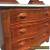 Antique Eastlake Victorian Furniture Carved Walnut Marble Top Dresser w/ Mirror for Sale