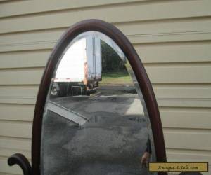 Item 1 Antique Mahogany Vanity Chest with Mirror for Sale