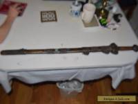 Vintage Antique Chinese Long Sword with Agate Stone and Turquoise