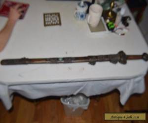 Vintage Antique Chinese Long Sword with Agate Stone and Turquoise for Sale