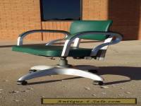 Mid Century Industrial Goodform Aluminum Swivel Office Desk Chair