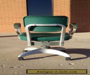 Item Mid Century Industrial Goodform Aluminum Swivel Office Desk Chair for Sale