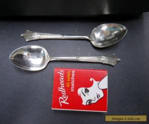 Item Antique Sterling Silver Spoons Hallmarked London 1896 for Sale