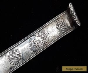 Vintage 19th Century Fine Silver Chinese Hairpin for Sale