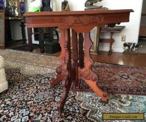 Item 1870's Spectacular Victorian Carved Burl Wood Exceptional Antique Table Base for Sale