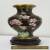 Cloisonne Vase on Wooden Stand for Sale