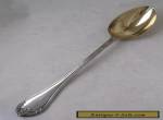 Well-Made Antique French Solid Silver Serving Spoon/ L 25.6 cm Gilded Bowl for Sale