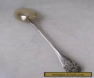 Item Well-Made Antique French Solid Silver Serving Spoon/ L 25.6 cm Gilded Bowl for Sale