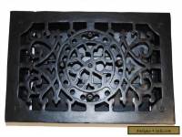 RECTANGULAR Cast Iron Floor Register Heat Grate antique REPLICA louvered