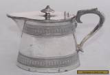 Vintage James Dixon & Son Silver Plate Lidded Hot Water Pot 1/2 Pint #2412 for Sale