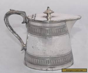 Item Vintage James Dixon & Son Silver Plate Lidded Hot Water Pot 1/2 Pint #2412 for Sale