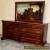 HUNGERFORD SOLID MAHOGANY DOUBLE DRESSER 9 Drawer Chest With Mirror VINTAGE for Sale