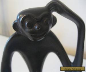 Item 2 WHIMSICAL SILLY MID CENTURY MODERN CERAMIC MONKEY FIGURINES for Sale