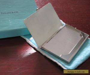 Item Tiffany & Co Silver (silverplate) business card case plus original box for Sale