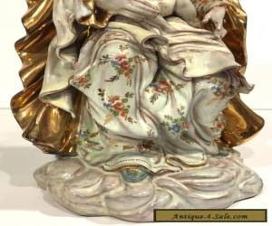 Item Prof. EUGENIO PATTARINO Italian Porcelain Sculpture MADONNA WITH CHILD for Sale