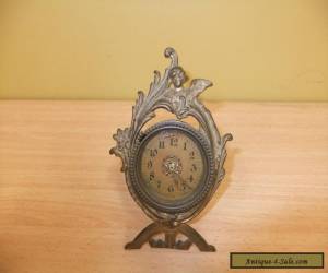 Item Vintage Brass Clock The Western Clock Mfg Co. La Salle, Illinois, USA for Sale