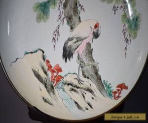 Item Early 20th C. Chinese Enamel over Bronze Plate for Sale