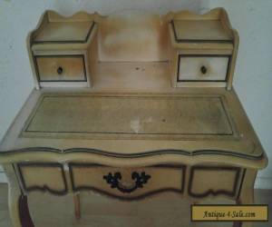 Item  Antique Hammary ~ French Provincial ~ Leather Top ~ 3 Drawer Writing  Desk for Sale