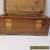 Vintage Small Cedar Box with Metal Hinge Straps for Sale