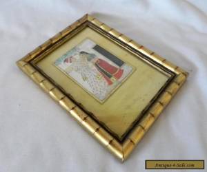 Item Vintage HINDU INDIAN FRAMED ART for Sale