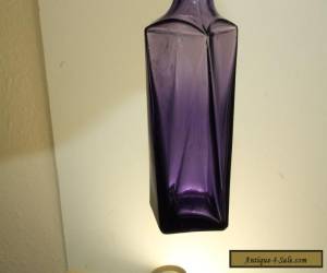 Item ANTIQUE FANCY PURPLE  PERFUME BOTTLE 5 1/2'' for Sale