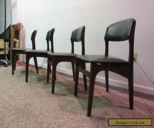 Item SET OF 4 MID CENTURY DANISH MODERN  WALNUT VOLTHER STYLE DINING CHAIRS for Sale